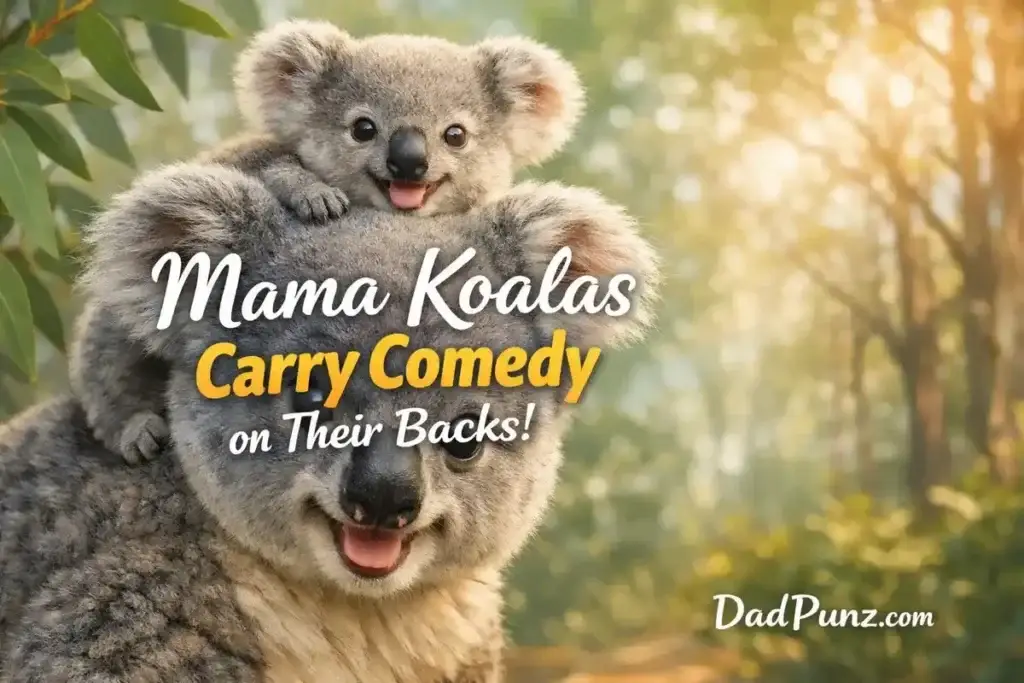 Family Koalas and Hug-Filled Humor