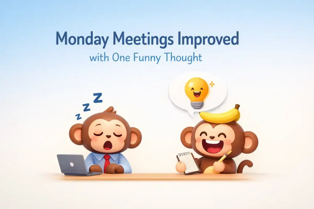Workday jokes that climb above boredom