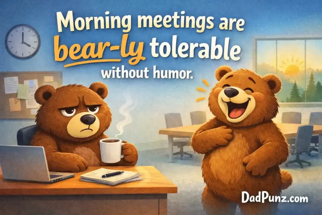 Coffee Breaks and Bear Puns