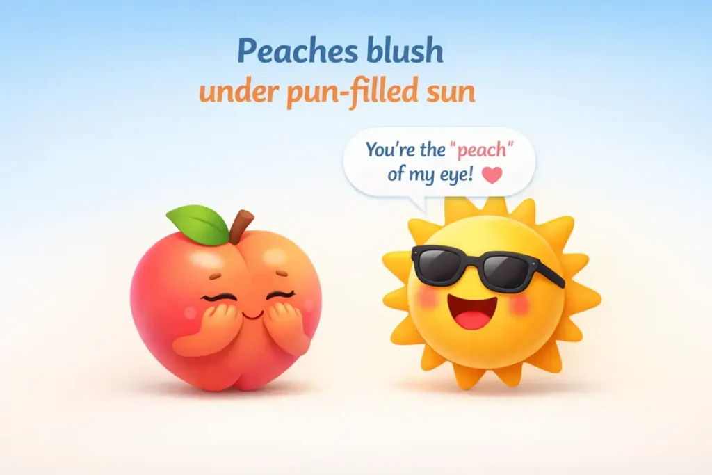 Orchard Adventures with Fruit Humor