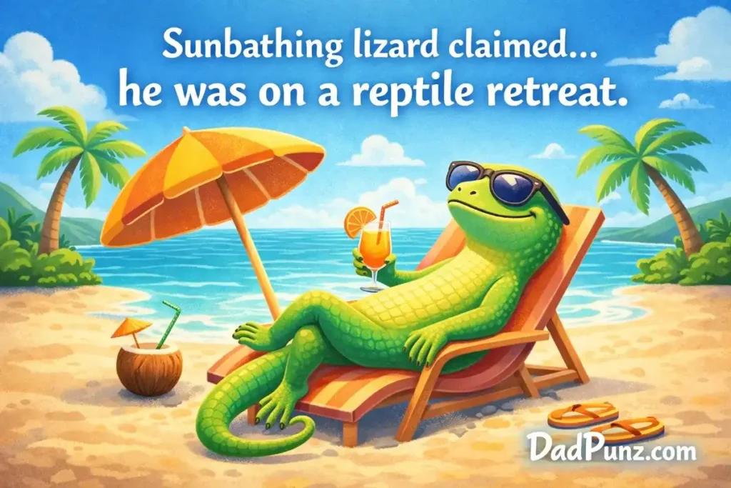Funny Puns About Lizards