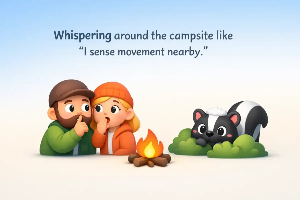 Skunk puns for camping and outdoor adventures