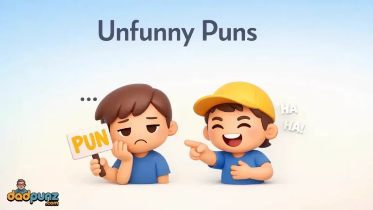 Unfunny puns