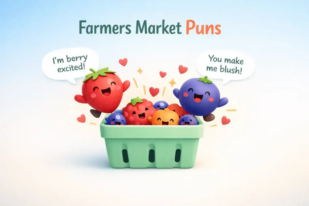Farmers market puns that make every visit more fun