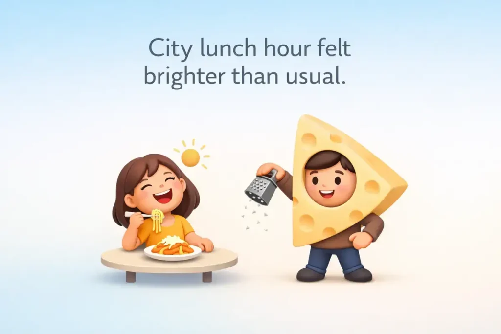 Food Truck Cheese Humor From Busy City Streets