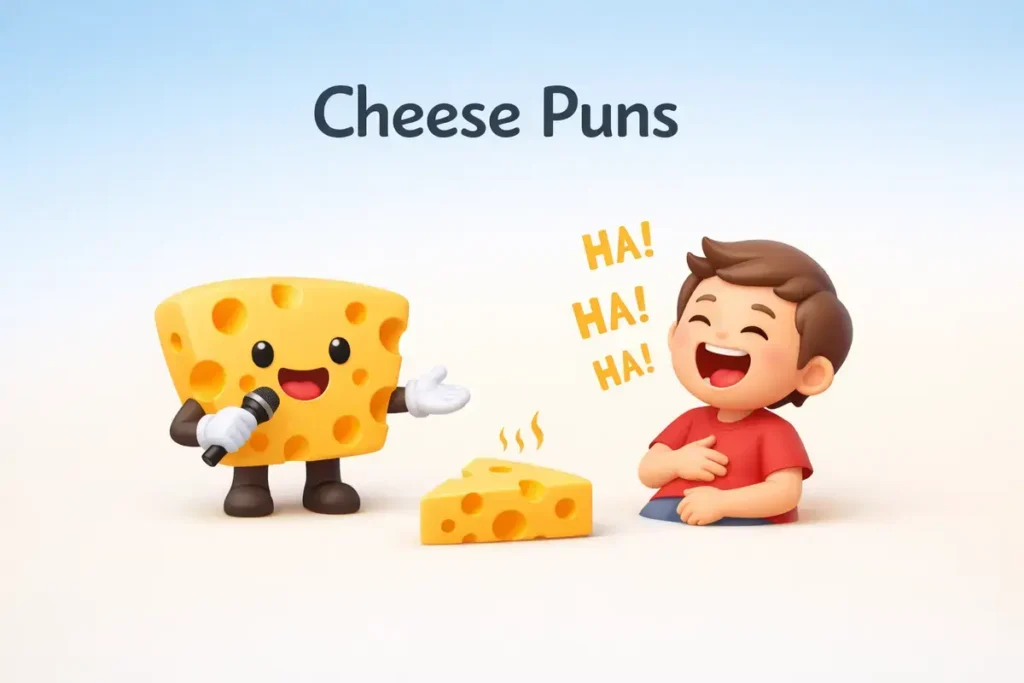 Sharp and witty cheese humor