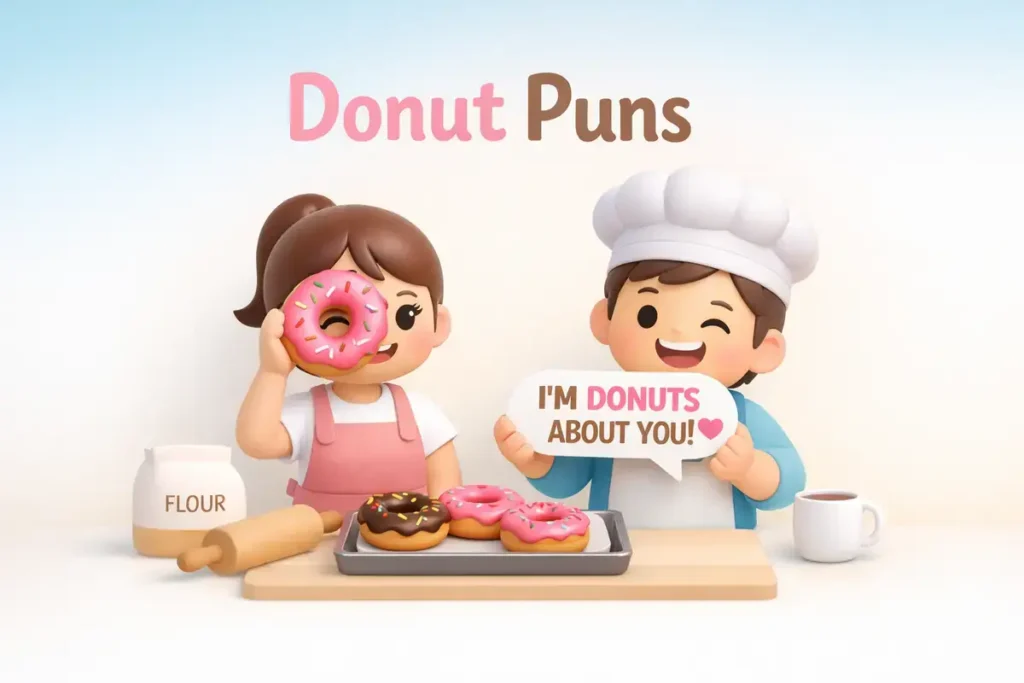 Donut puns for kids and family fun