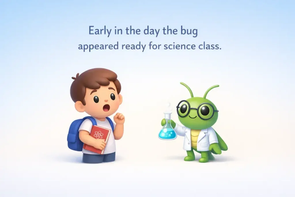 Schoolyard Giggles About Jumping Bugs