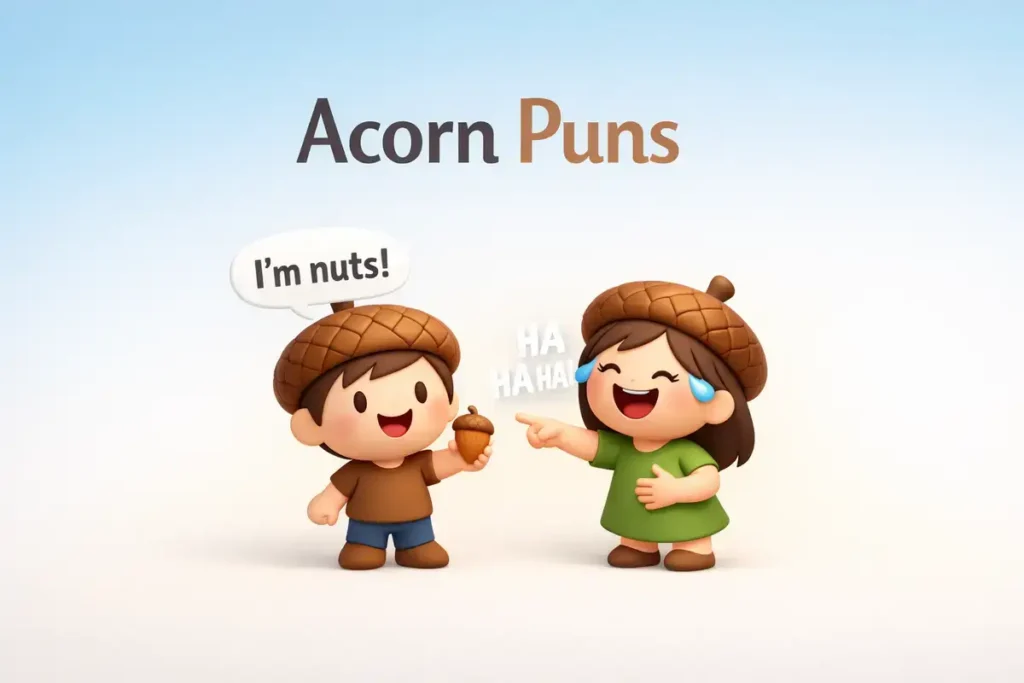 Autumn leaves and woodland humor vibes