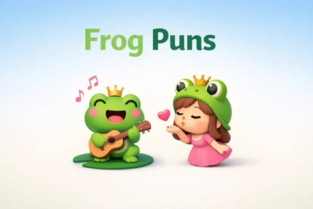 Frog puns one liners that get laughs fast