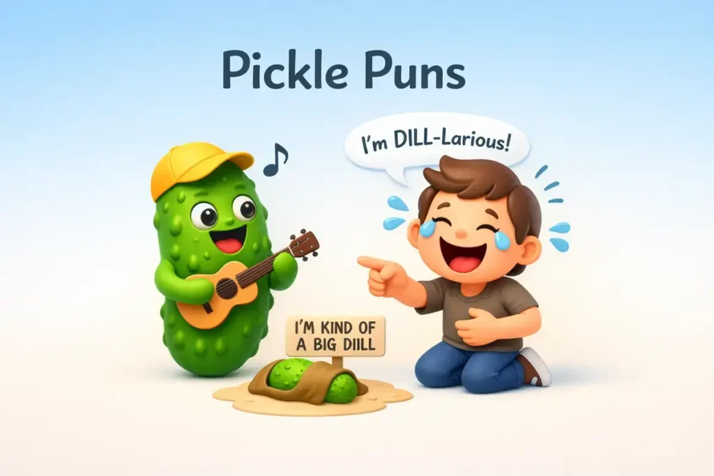 Pickle jokes for family gatherings