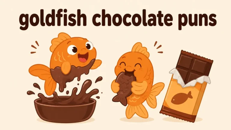 goldfish chocolate puns
