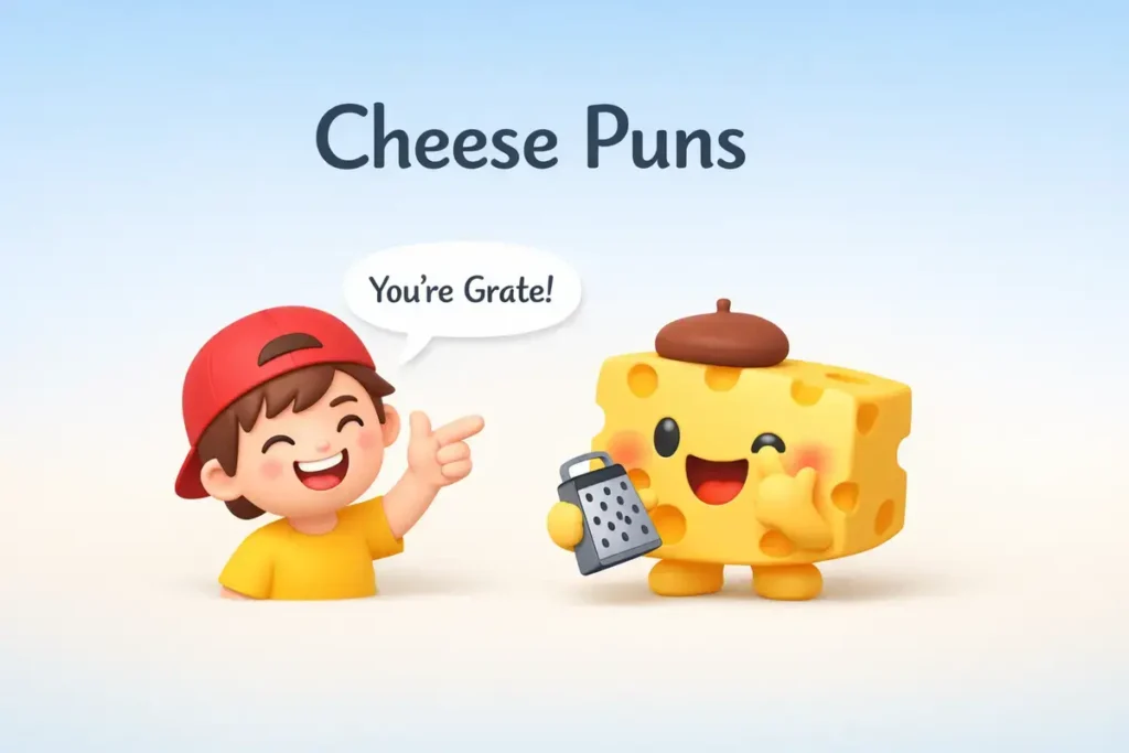 Random fun cheezy puns for daily life
