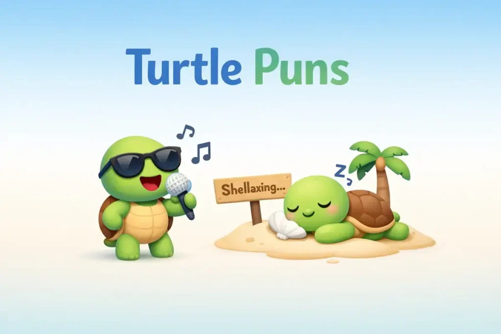 Turtle puns that rock social media