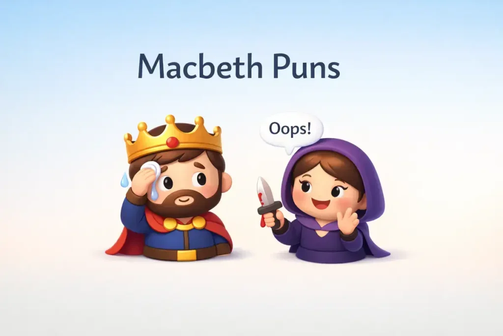 Royal ambition humor from classic scenes