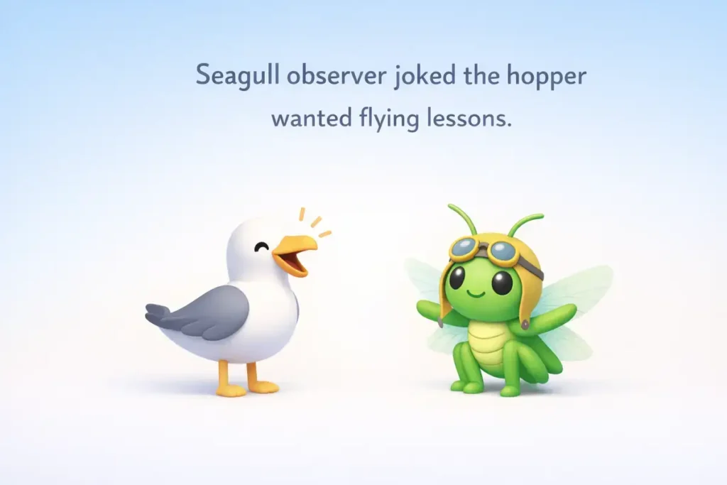 Beach Boardwalk Giggles From A Hopping Guest