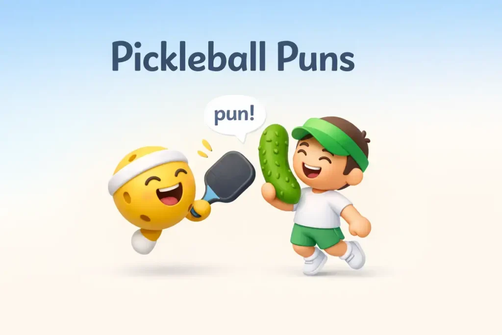 Pickleball puns that will serve up laughs every time