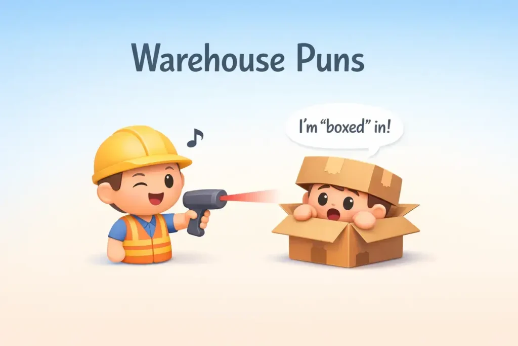 Warehouse puns that make every task lighter