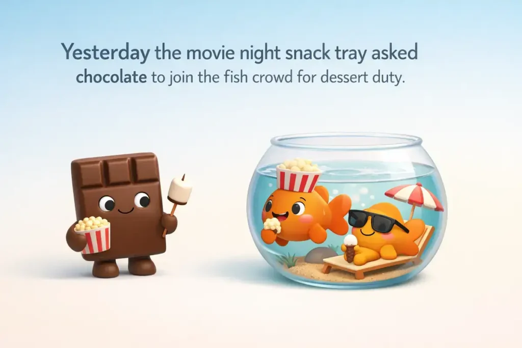 Sweet goldfish chocolate puns Snack Moments That Inspire Chocolate 