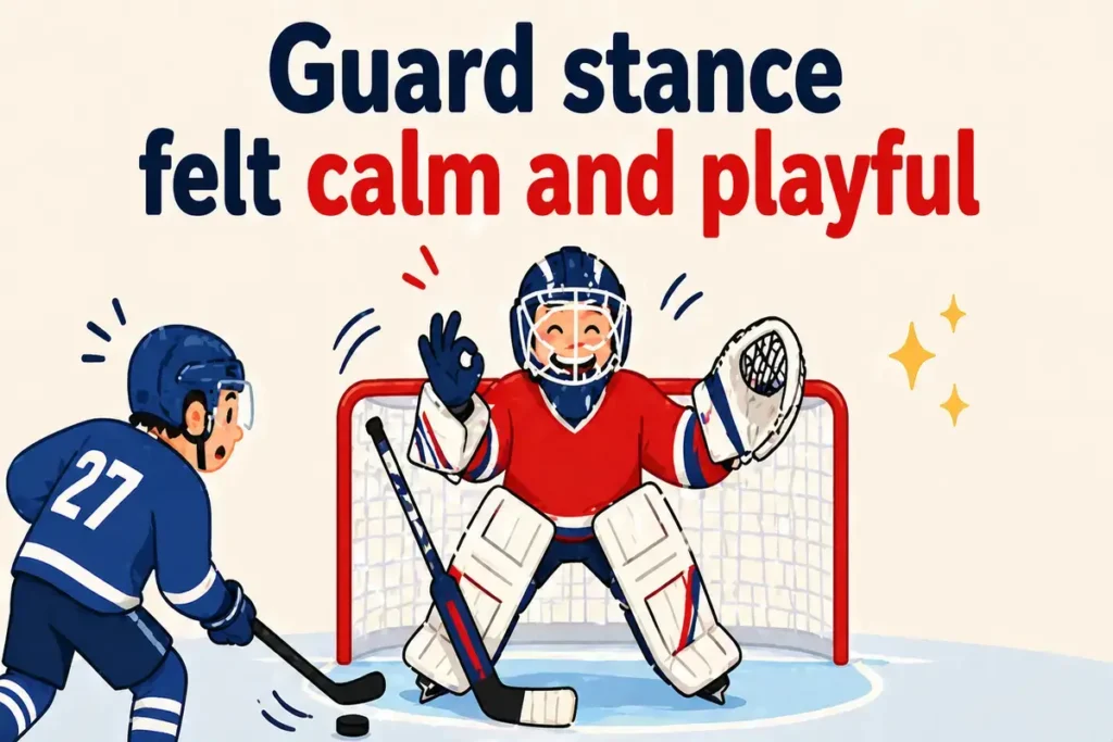 Goalie save humor moments
