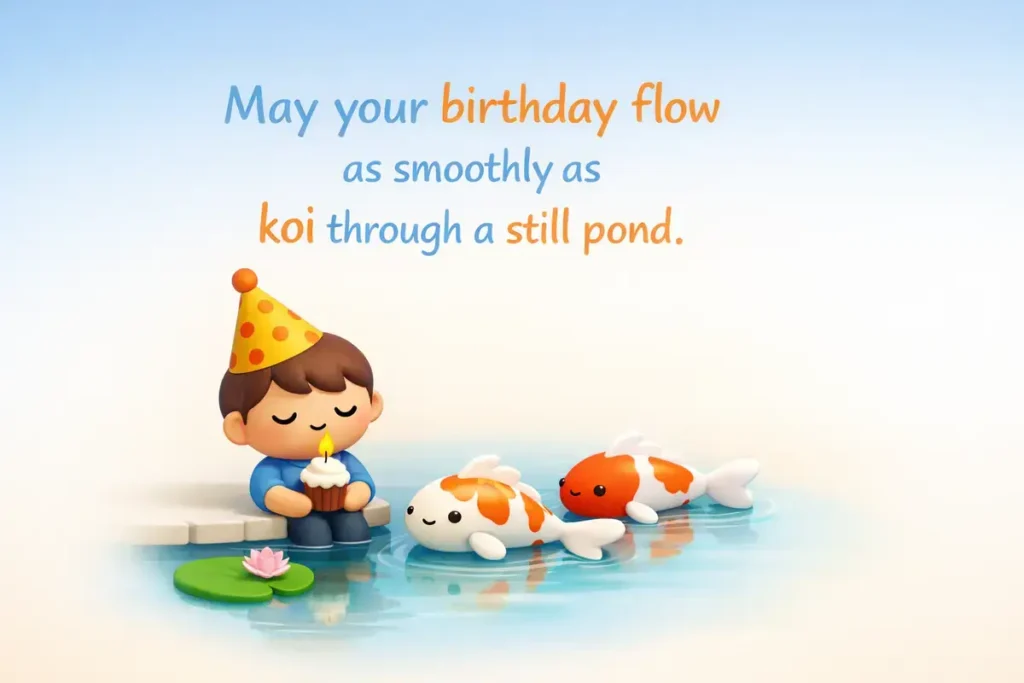 Koi Puns for Birthdays and Special Days