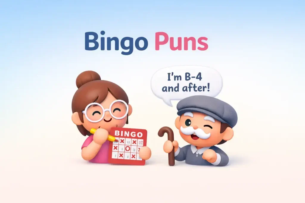 Bingo Puns About Cards and Patterns