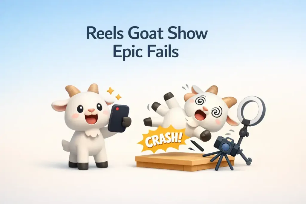 Social media goat giggles