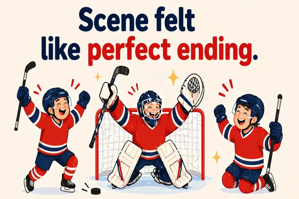 Post game celebration humor