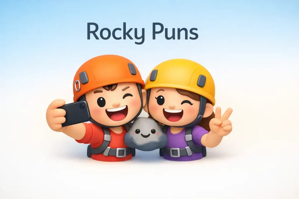 Everyday life rock puns laughs