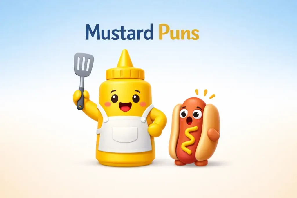 Mustard Puns Perfect for Cookouts