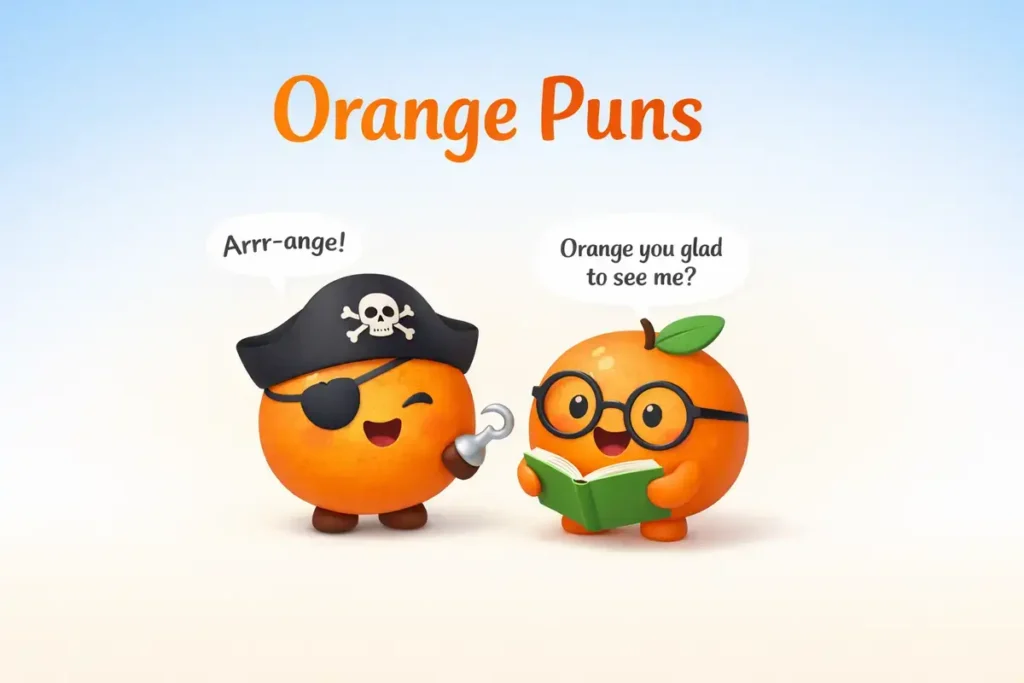 Funny Orange Puns Kids Will Love