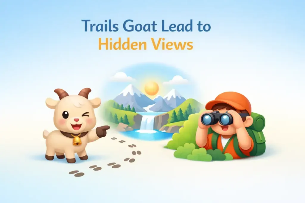 Travel and vacation goat adventures