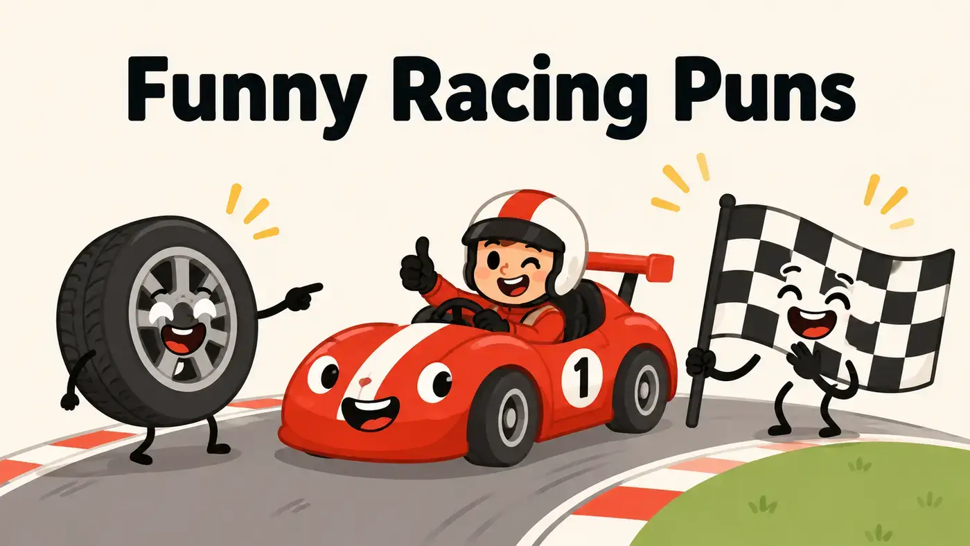 Funny Racing Puns