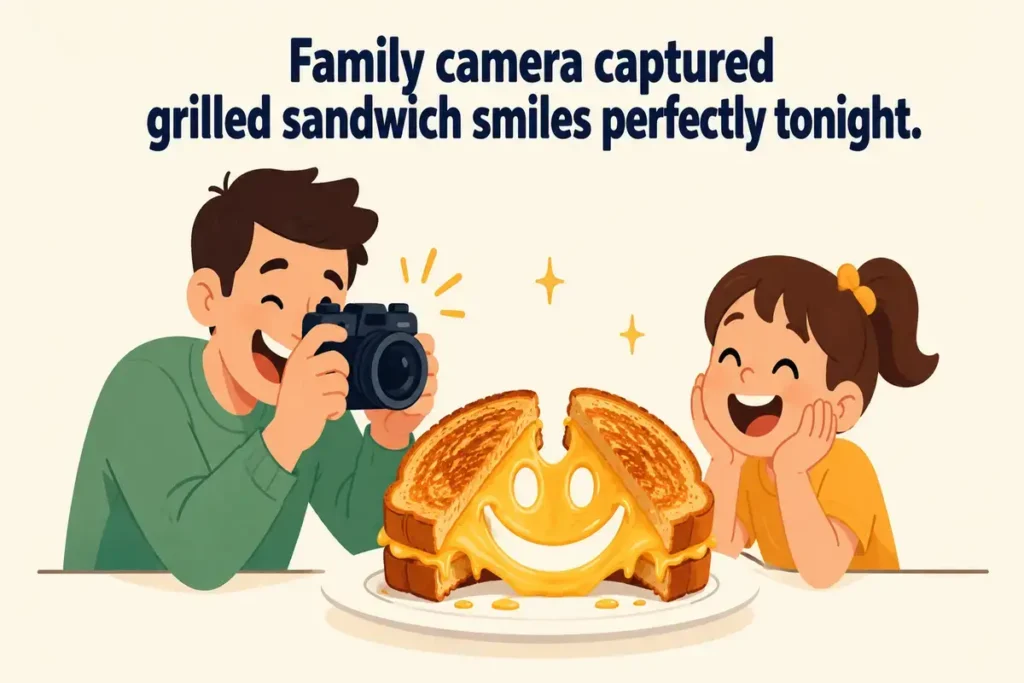 Family Dinner Smiles Hilarious Cheese Puns
