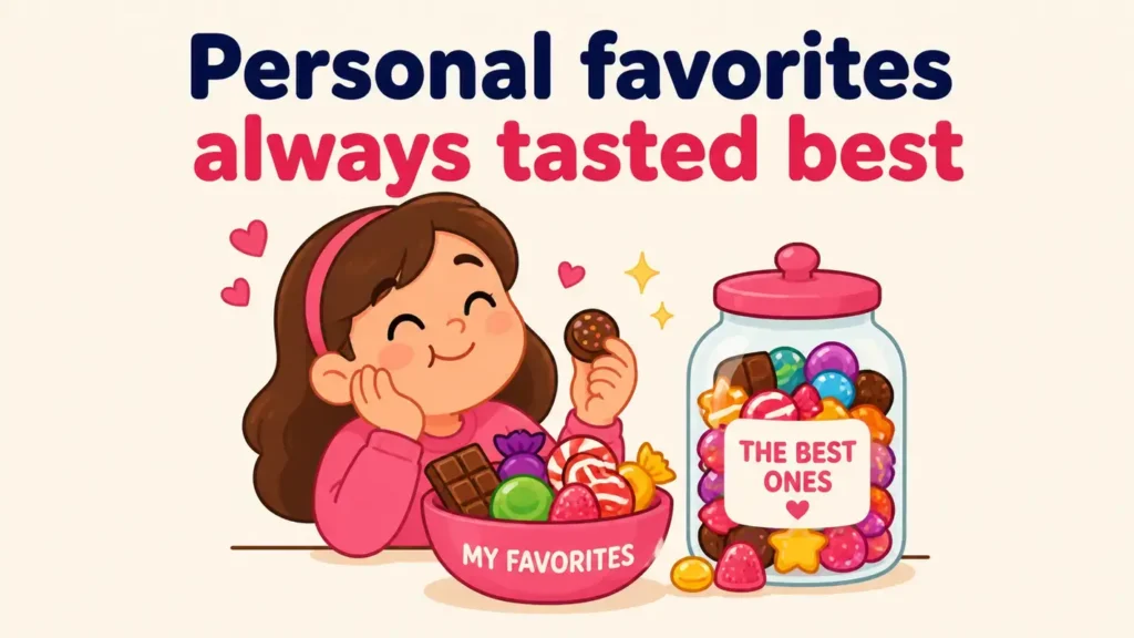 Sweet tooth personality humor