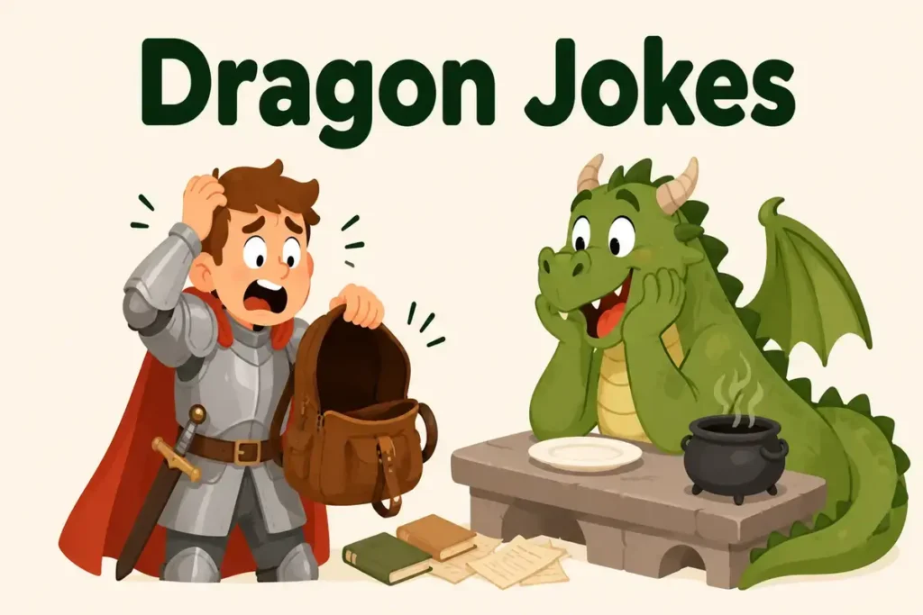 Dragon Jokes and RoarGlow Fantasy-Pun Mix