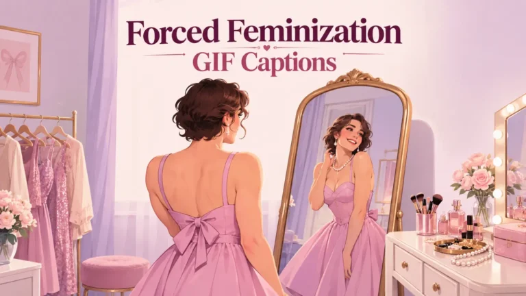 Forced Feminization GIF Captions